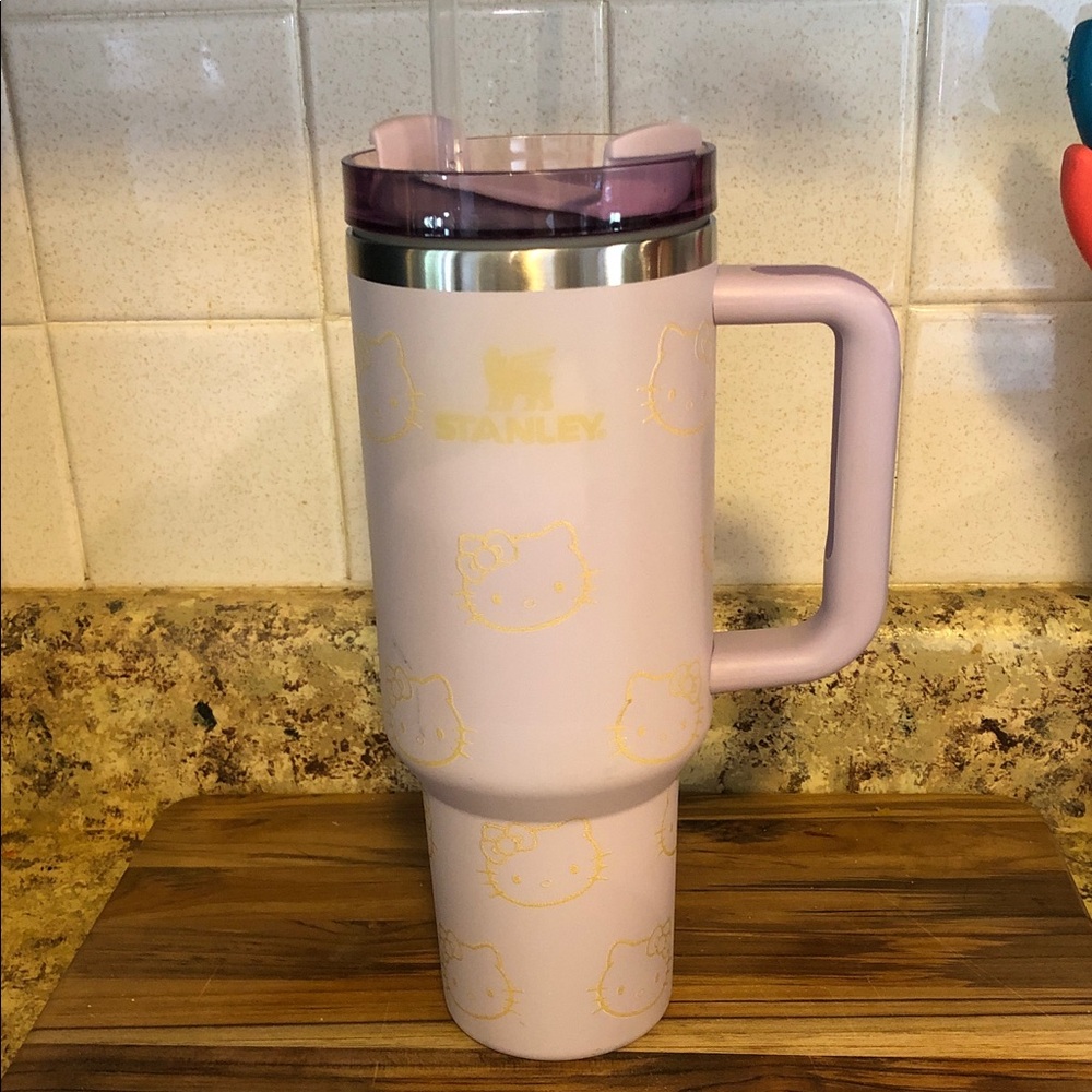 Stanley Lavender Hello Kitty Travel Tumbler with Handle